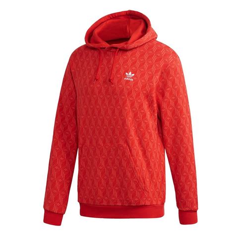 adidas damen allover print graphic hooded sweatshirt